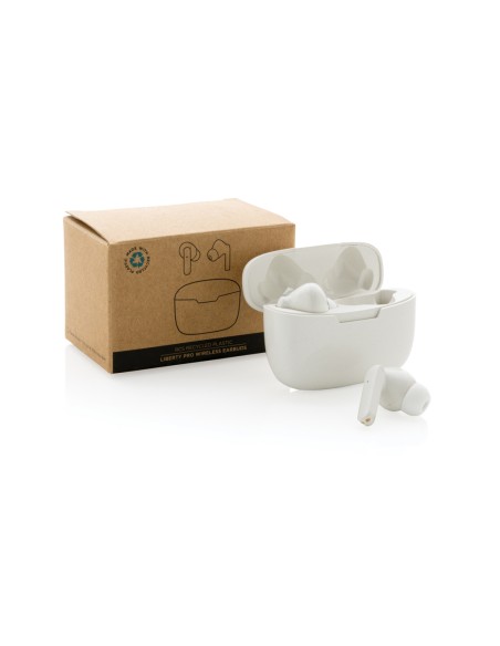 Auricolari wireless Liberty Pro in plastica riciclata RCS Auricolari wireless Liberty Pro in plastica riciclata RCS